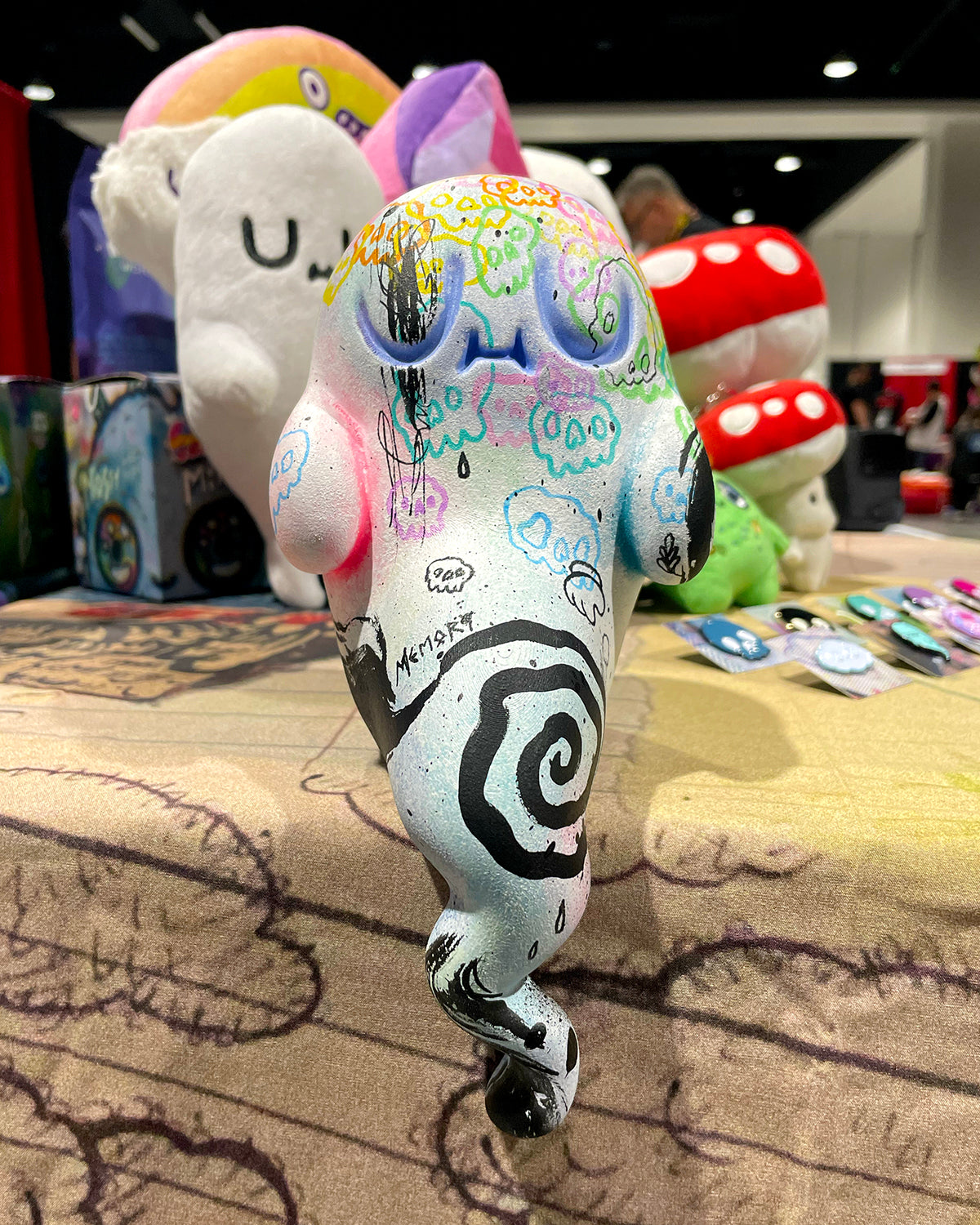 "Quiet in the Rain" - AUGHOSTUS - Shelf Ghost 1/1 Hand-Painted Resin Figure