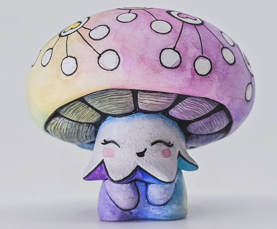“Mycelium Network” - SHUMI - 1/1 Hand-Painted Custom Sofvi Figure