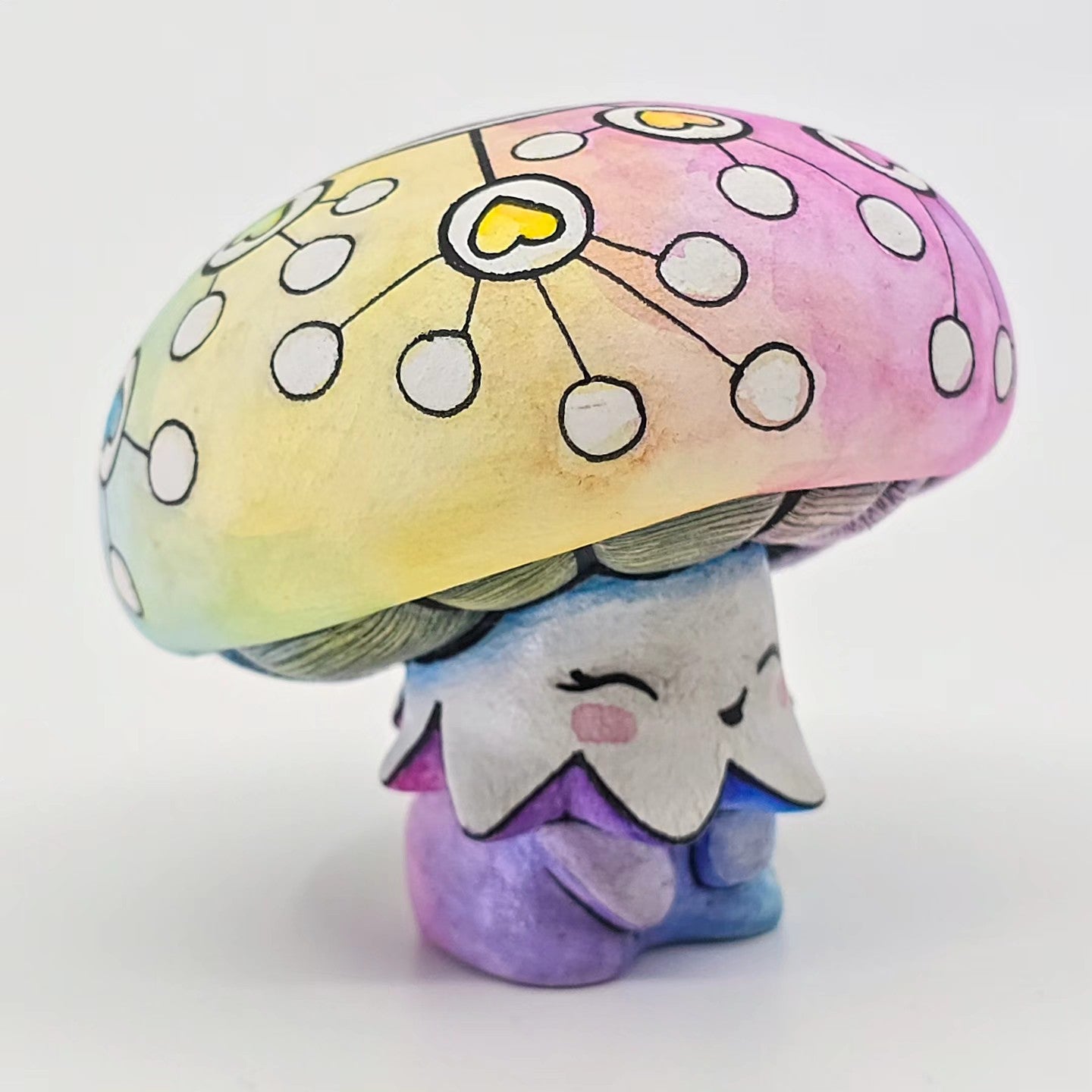 “Mycelium Network” - SHUMI - 1/1 Hand-Painted Custom Sofvi Figure