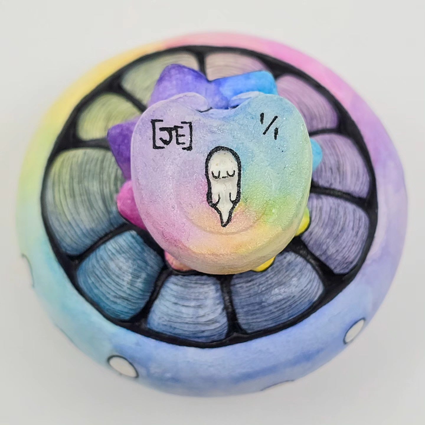 “Mycelium Network” - SHUMI - 1/1 Hand-Painted Custom Sofvi Figure