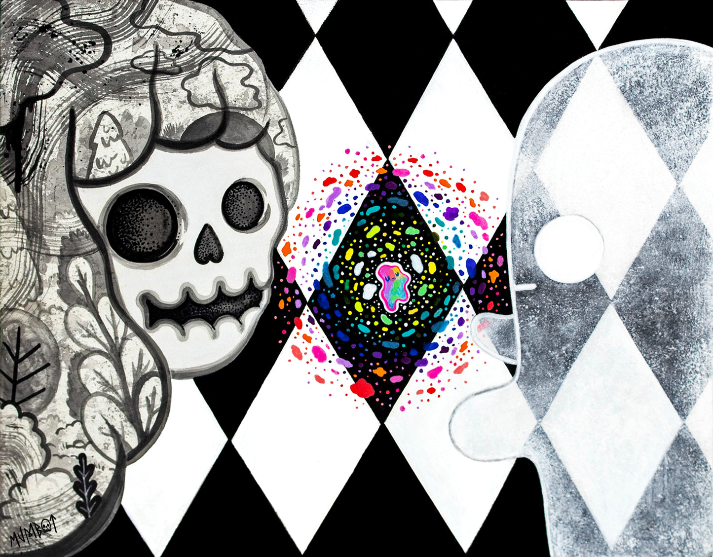 Just Hanging Out, Doing Magic - Original Artwork