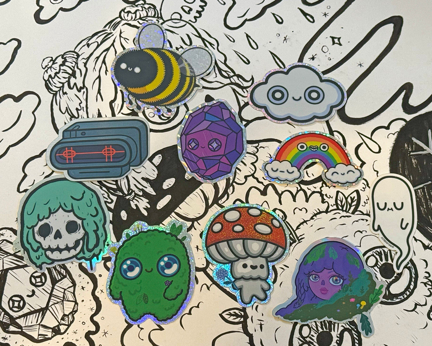 *NEW* MUMBOT WORLD Sticker Packs