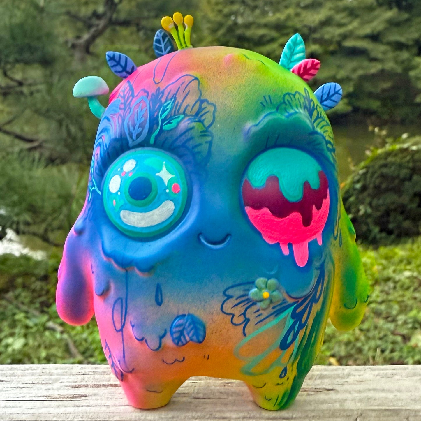 "Color Splash" - MOSSY 1/1 Hand-Painted Soft Vinyl