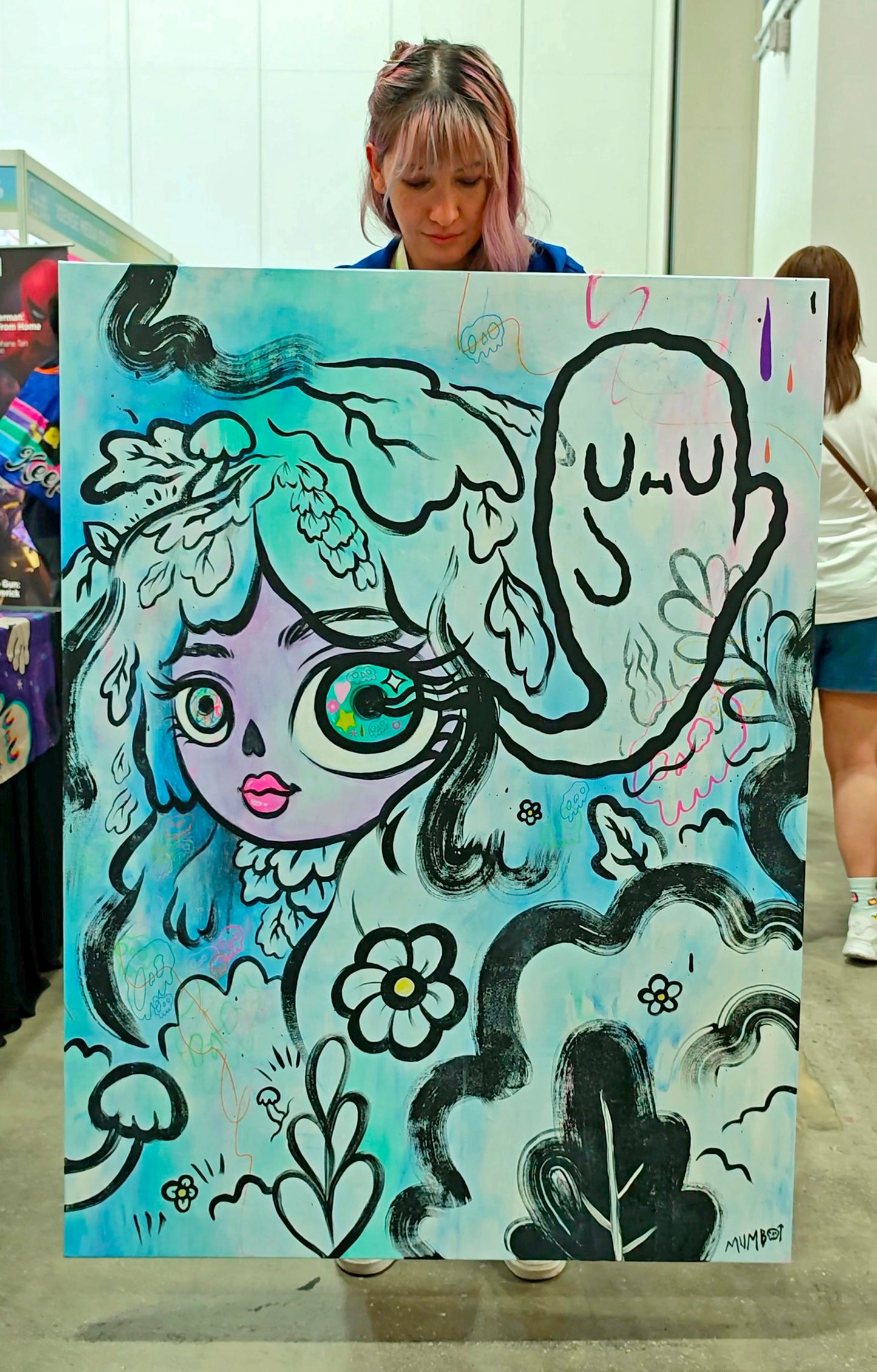 Forest Pop - Original Live Painting from POP MART Toy Show