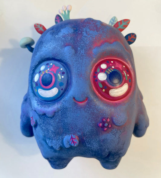 "Forget Me Not" - Mossy 1/1 Hand-Painted Vinyl Figure
