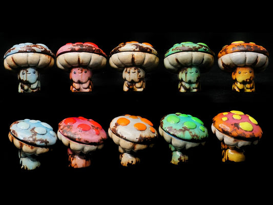 KLAV x MUMBOT - 1/1 Hand-Painted SHUMI Sofubi x5