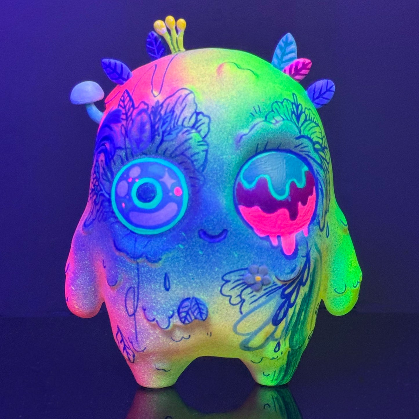 "Color Splash" - MOSSY 1/1 Hand-Painted Soft Vinyl